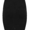 Black Textured Bodycon Mini Skirt 1 Black Textured Bodycon Mini Skirt -Claasyoo Shop 00100008285 ZM