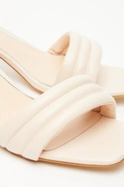 Wide Fit Nude Block Heeled Sandals -Claasyoo Shop 00100033308 ZB