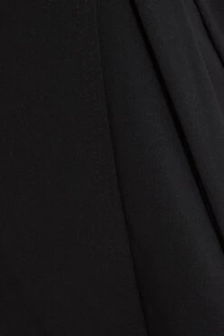 Black Wrap Mini Skirt -Claasyoo Shop 00100034064 ZS