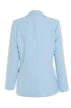 Blue Tailored Blazer 12 Blue Tailored Blazer -Claasyoo Shop 00100034073 ZB