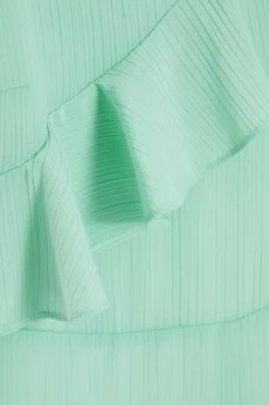 Mint Chiffon Frill Jumpsuit -Claasyoo Shop 00100036836 ZS