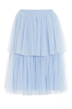 Blue Tulle Skater Skirt