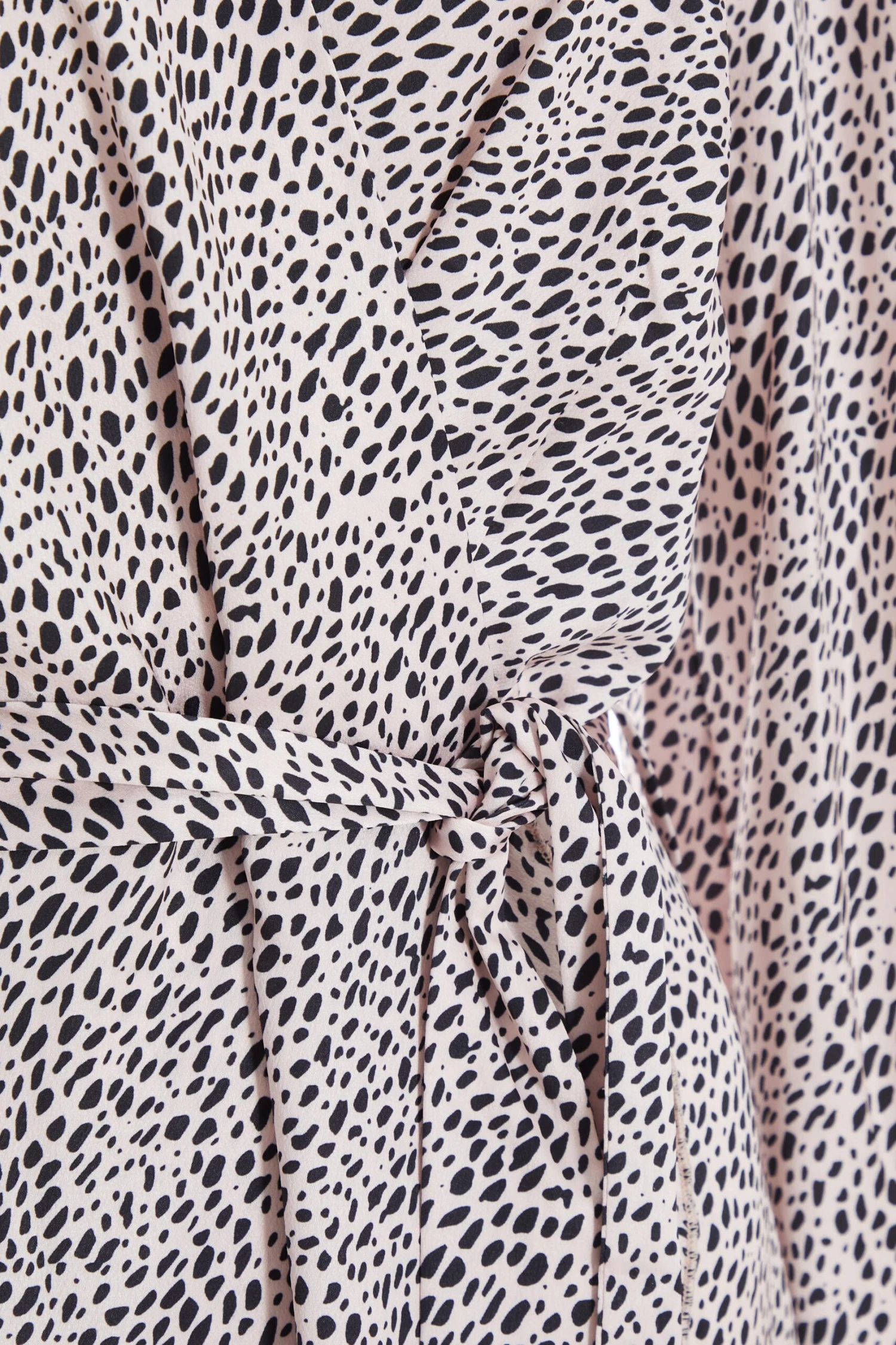 Pink Satin Animal Print Midi Dress 8 Pink Satin Animal Print Midi Dress - Image 6