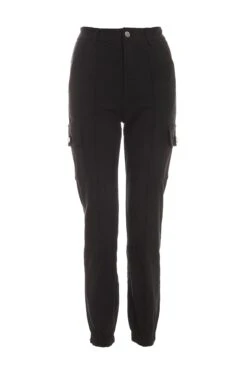 Black Cargo Trousers