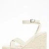Nude Cross Strap Wedges -Claasyoo Shop 00100037261 ZM