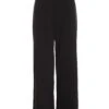 Black Button Palazzo Trousers -Claasyoo Shop 00100037329 ZM
