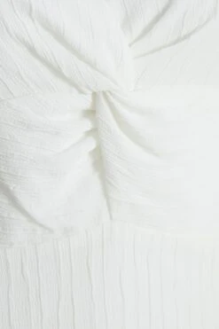 Cream Puff Sleeve Midi Dress -Claasyoo Shop 00100037361 ZS