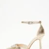 Wide Fit Gold Foil Diamante Court Heels -Claasyoo Shop 00100037674 ZM