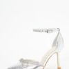 Wide Fit Silver Diamante Bow Court Heels -Claasyoo Shop 00100037680 ZM