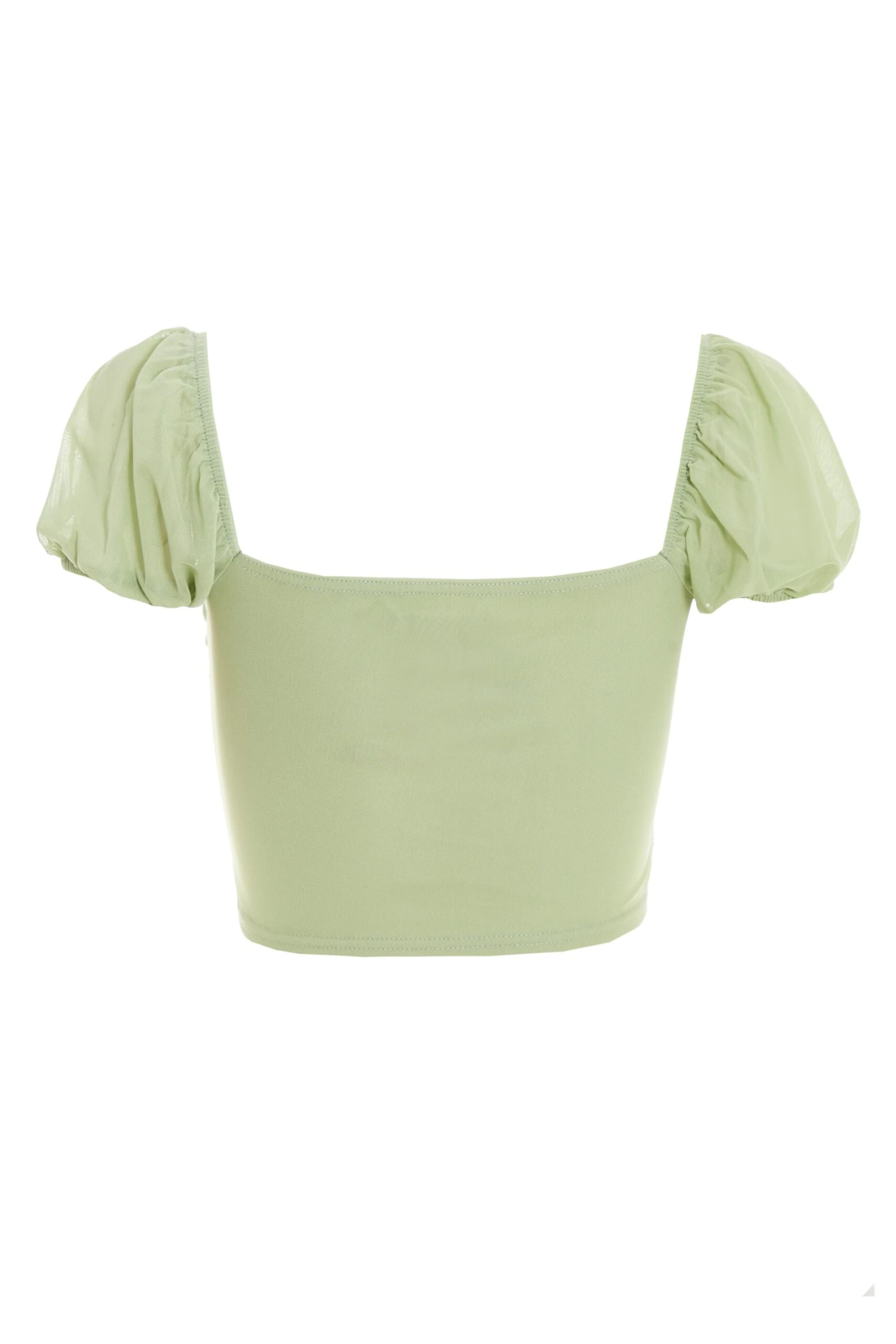 Sage Mesh Crop Top 7 Sage Mesh Crop Top - Image 5