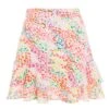 Multicoloured Animal Print Mini Skirt -Claasyoo Shop 00100038009 ZM