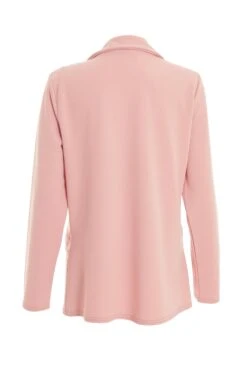 Pink Buttoned Blazer -Claasyoo Shop 00100038049 ZB