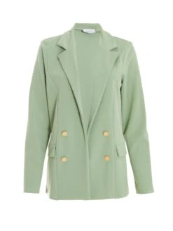 Sage Buttoned Blazer
