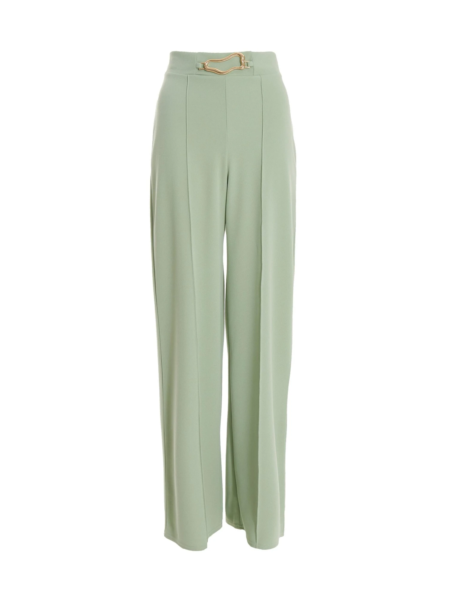 Sage Buckle Palazzo Trousers 3 Sage Buckle Palazzo Trousers