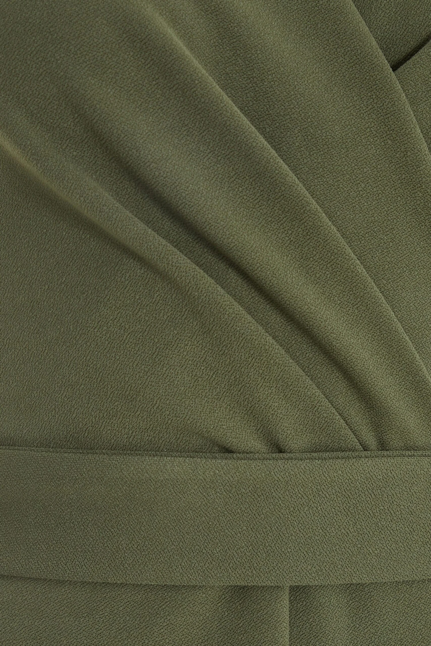 Khaki Wrap Culotte Jumpsuit 8 Khaki Wrap Culotte Jumpsuit - Image 6