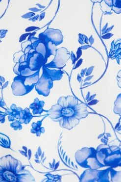 White Floral Wrap Dip Hem Midi Dress -Claasyoo Shop 00100038245 ZS