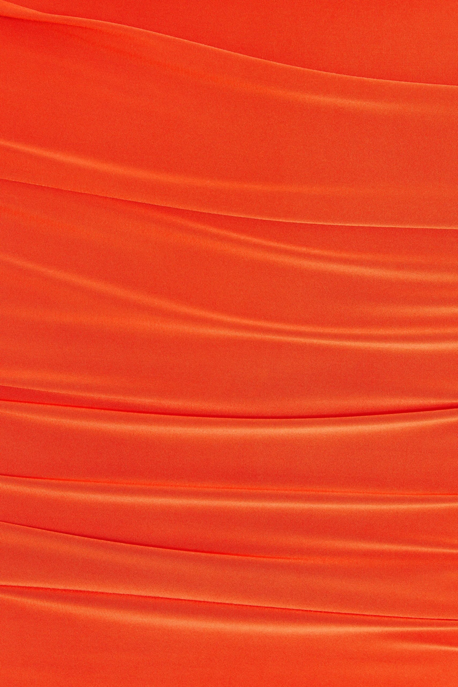 Orange Ruched Bodycon Mini Dress 8 Orange Ruched Bodycon Mini Dress - Image 6