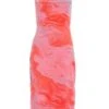 Petite Orange Tie Dye Midaxi Dress 2 Petite Orange Tie Dye Midaxi Dress -Claasyoo Shop 00100038442 ZM