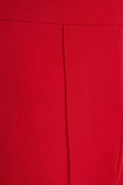 Red Bardot Palazzo Jumpsuit -Claasyoo Shop 00100038469 ZS