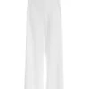 White Palazzo Trousers 2 White Palazzo Trousers -Claasyoo Shop 00100038503 ZM