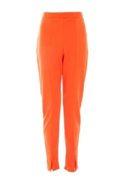 Orange Tapered Trousers