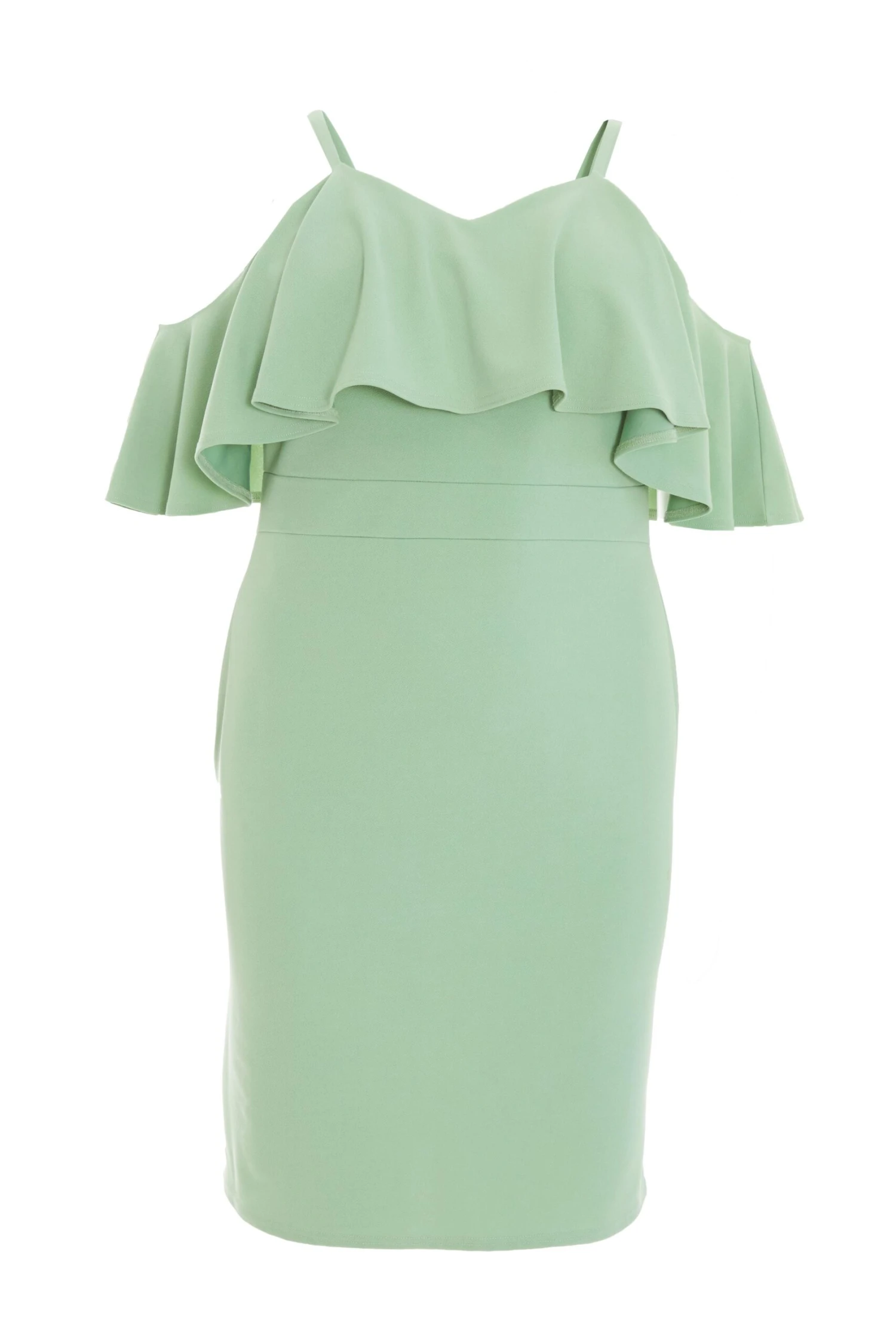 Curve Sage Frill Midi Dress 3 Curve Sage Frill Midi Dress