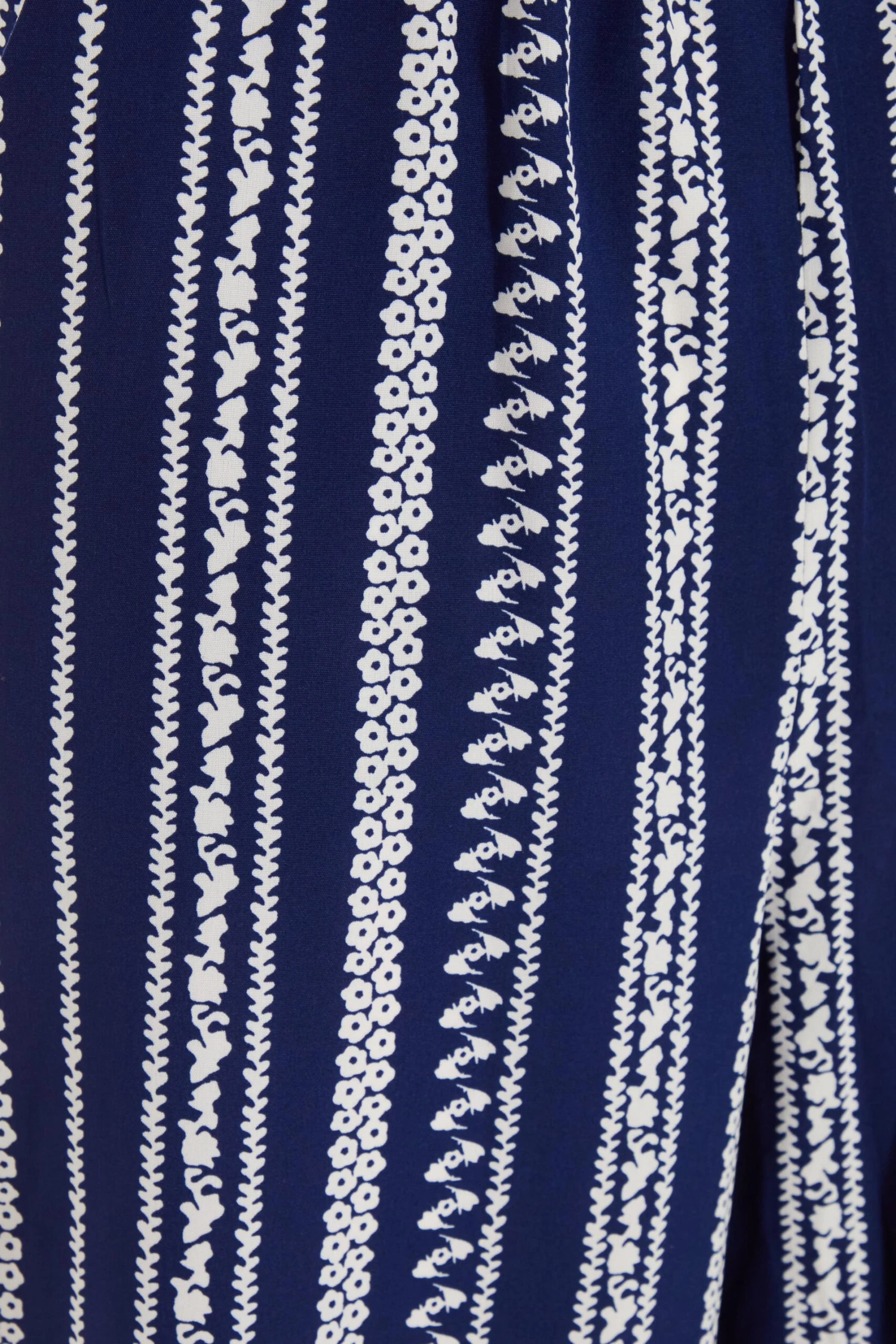 Navy Stripe Print Culotte Jumpsuit 8 Navy Stripe Print Culotte Jumpsuit - Image 6