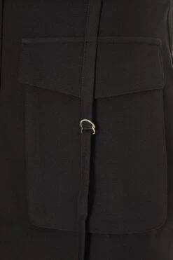 Black Cargo Mini Skirt -Claasyoo Shop 00100038777 ZS