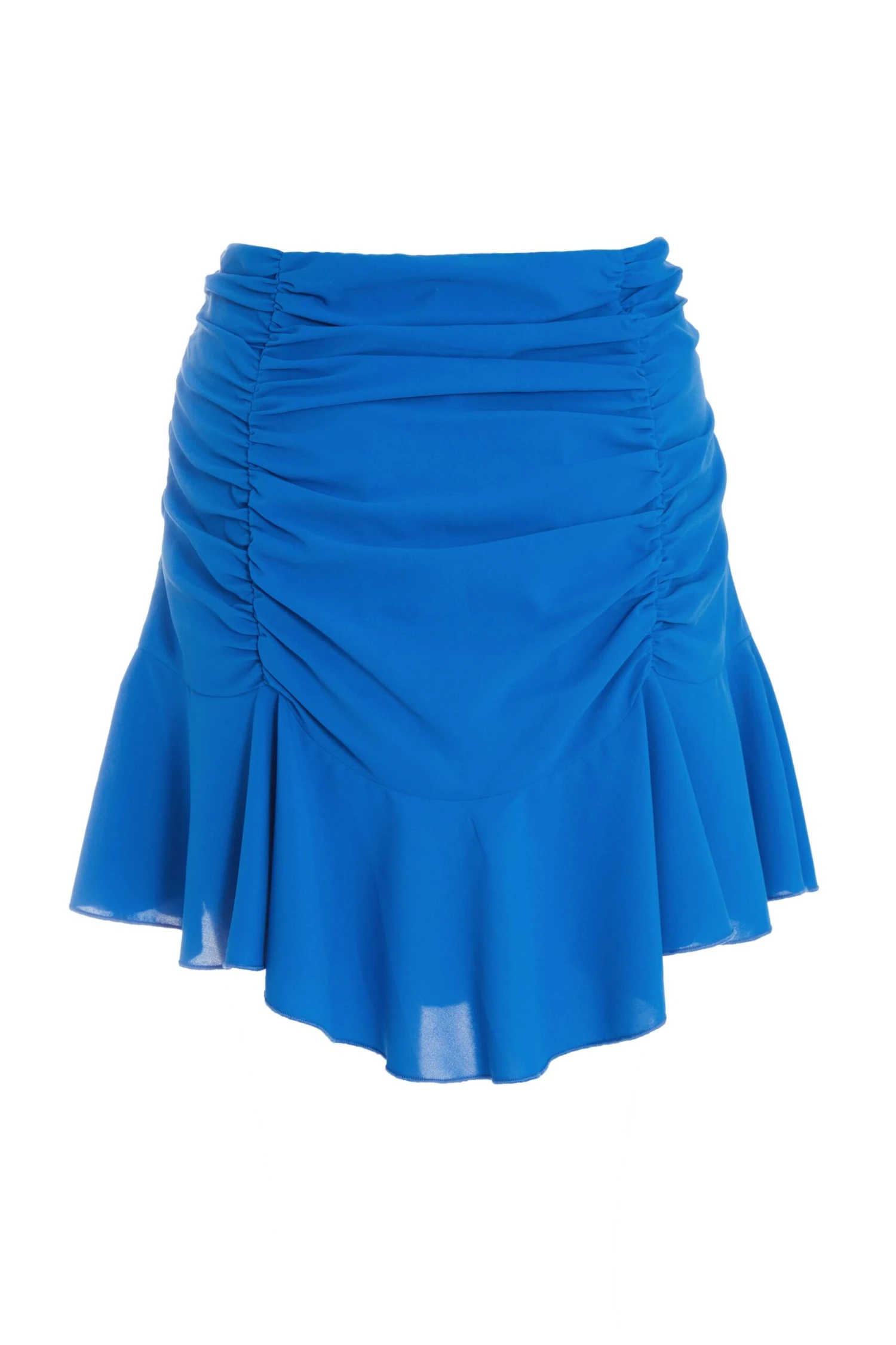 Blue Ruched Mini Skirt 7 Blue Ruched Mini Skirt - Image 5