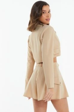 Stone High Waisted Shorts -Claasyoo Shop 00100038802 XB