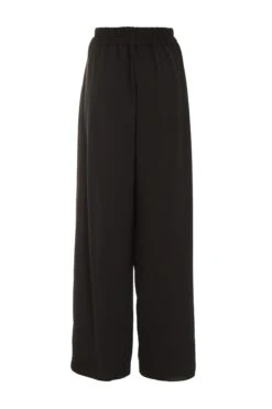 Black Buckle Palazzo Trousers -Claasyoo Shop 00100038843 ZB