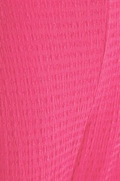 Pink One Shoulder Palazzo Jumpsuit -Claasyoo Shop 00100038852 ZS