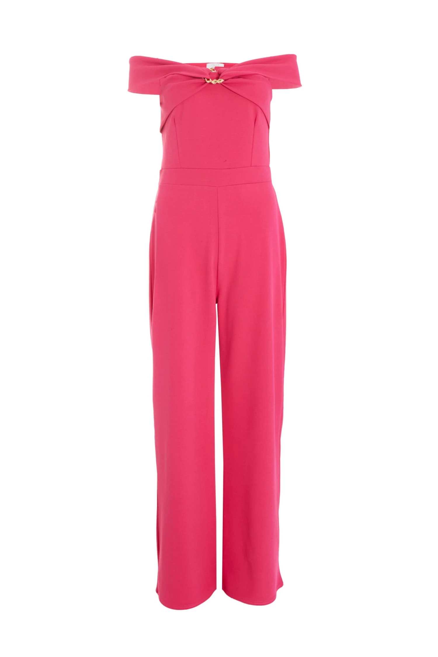 Pink Bardot Palazzo Jumpsuit 3 Pink Bardot Palazzo Jumpsuit