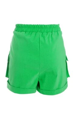 Jade Green Cargo Shorts -Claasyoo Shop 00100038971 ZB