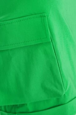 Jade Green Cargo Shorts -Claasyoo Shop 00100038971 ZS
