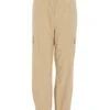 Camel Parachute Cargo Trouser -Claasyoo Shop 00100038980 ZM