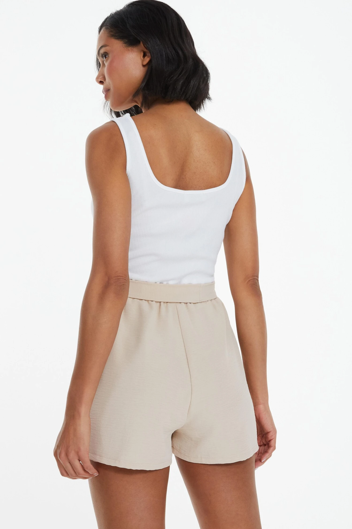 Cream Button Front Playsuit 5 Cream Button Front Playsuit - Image 3