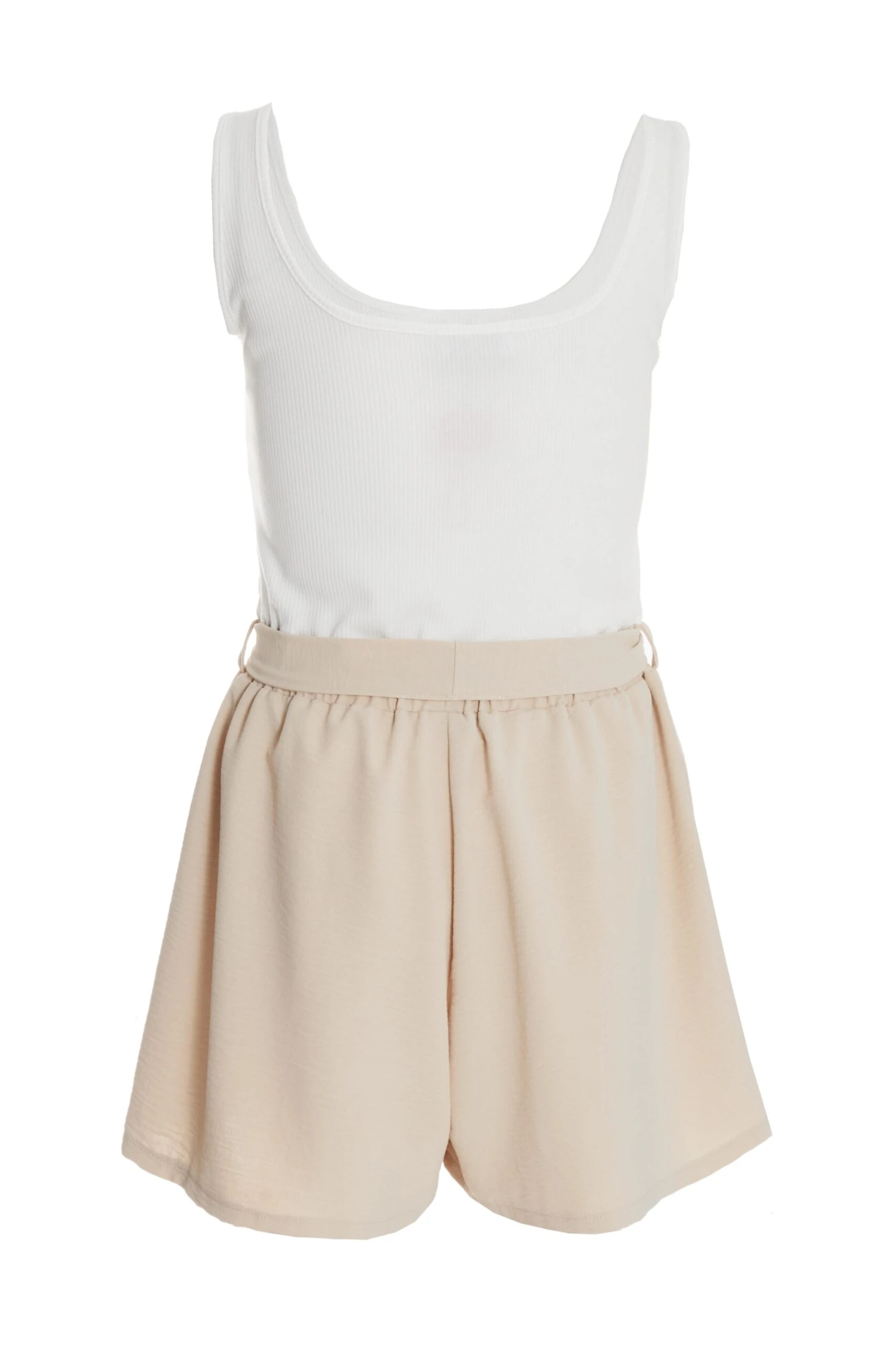 Cream Button Front Playsuit 7 Cream Button Front Playsuit - Image 5