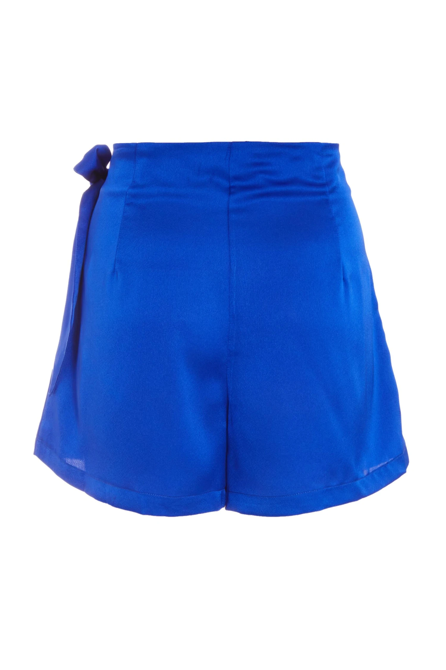 Royal Blue Wrap Satin Skort 7 Royal Blue Wrap Satin Skort - Image 5