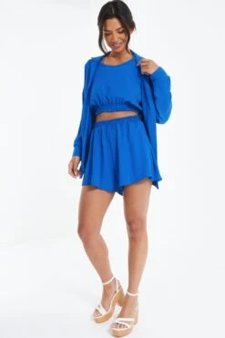 Royal Blue 3 Piece Set 10 Royal Blue 3 Piece Set -Claasyoo Shop 00100039318 XS