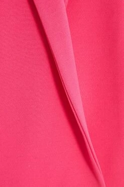 Pink Ruched Sleeve Blazer -Claasyoo Shop 00100039403 ZS