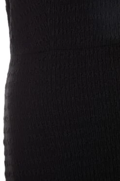 Petite Black Halterneck Textured Maxi Dress -Claasyoo Shop 00100039463 ZS