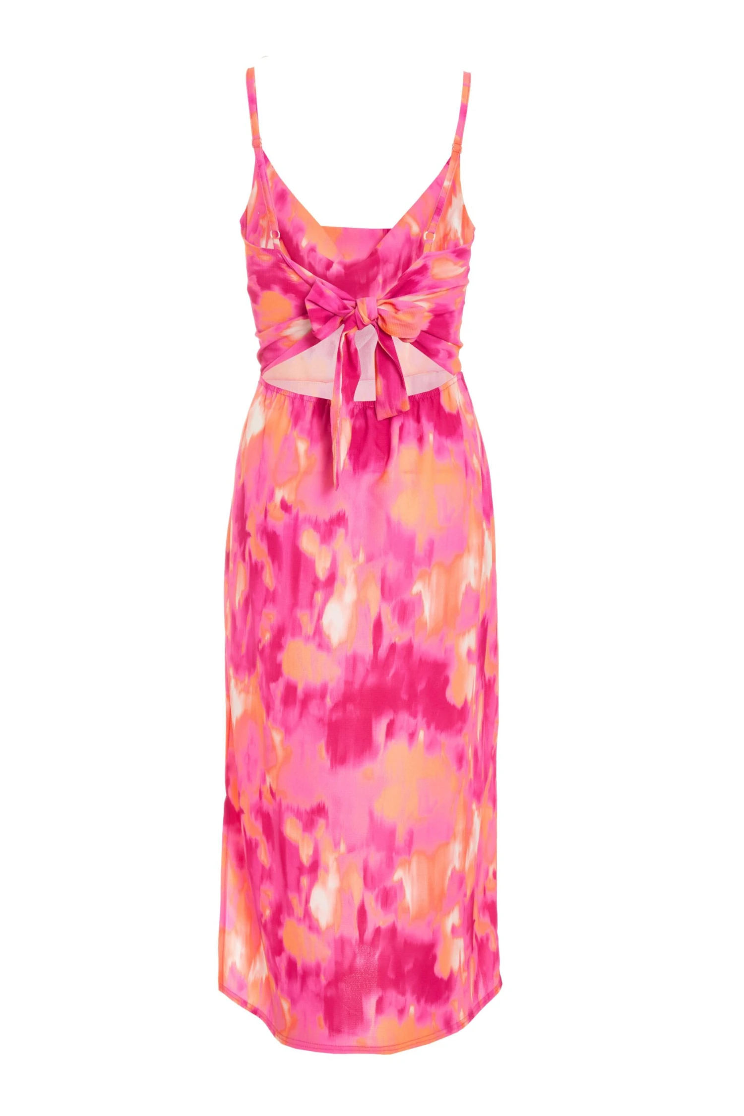 Pink Marble Tie Back Midi Dress 7 Pink Marble Tie Back Midi Dress - Image 5