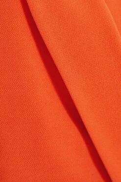 Orange Cropped Tailored Blazer 13 Orange Cropped Tailored Blazer -Claasyoo Shop 00100039598 ZS